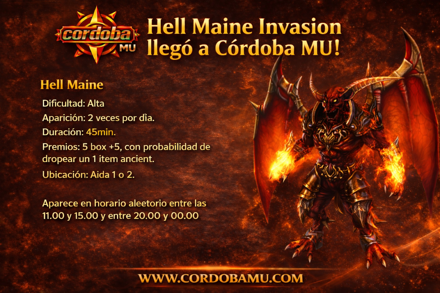 Hell Maine Invasion llego a CordobaMU